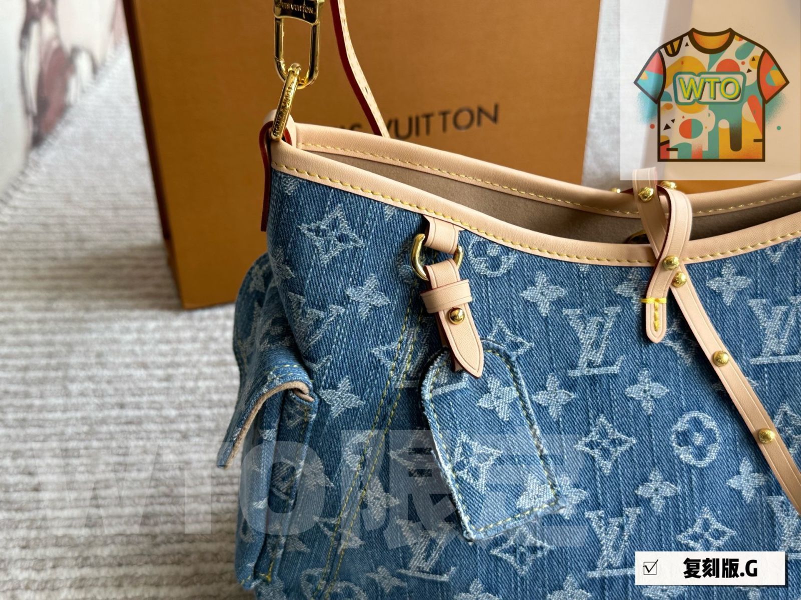 WTO通販 Louis Vuitton CarryAll Dark MM ルイ ヴィトン キャリーオール ダーク ミディアム-WTO輸入-HTY10