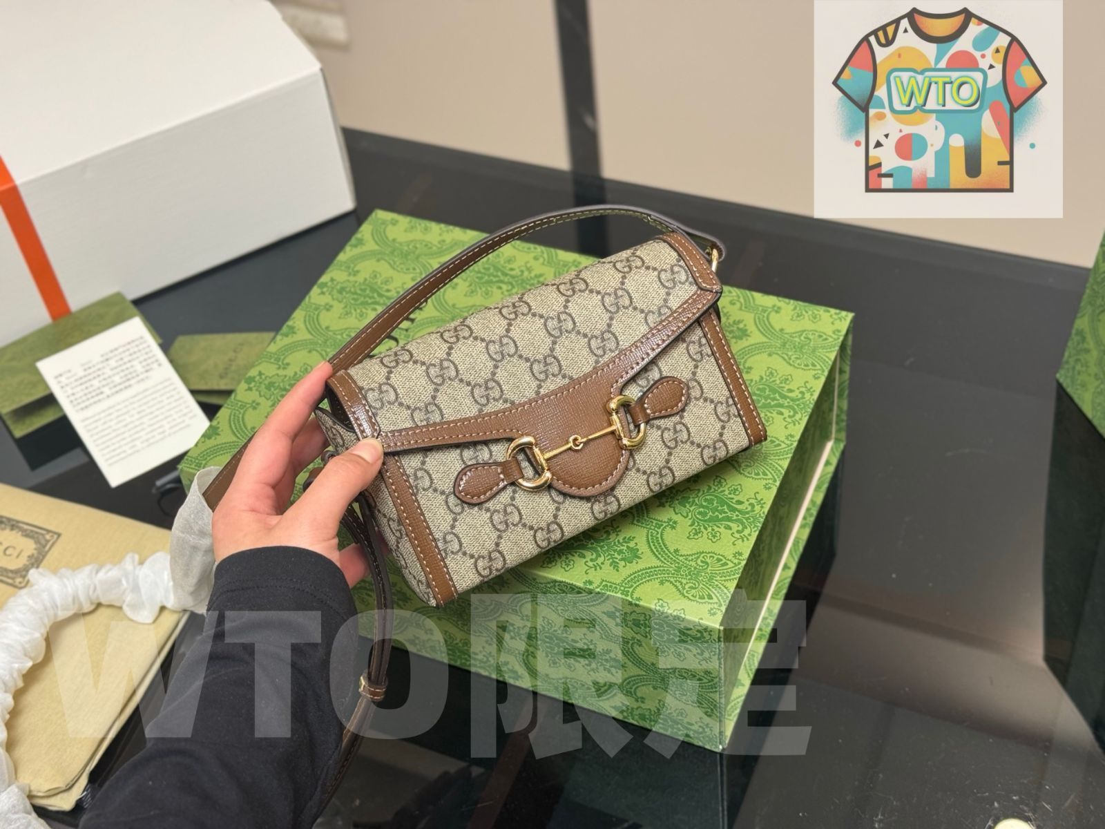 WTO通販 Gucci 1955 モバイルバッグ 18×12cm-WTO輸入-TTP80