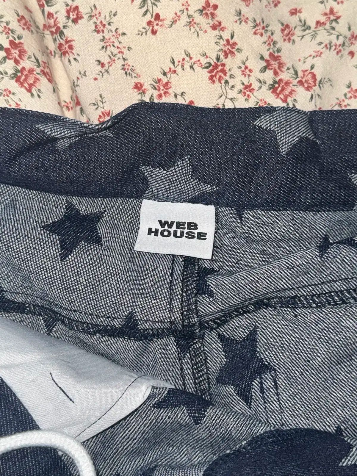  ウェブハウス英智チェーンデニムパンツ - スター Indigo その他 デニム ジーンズ