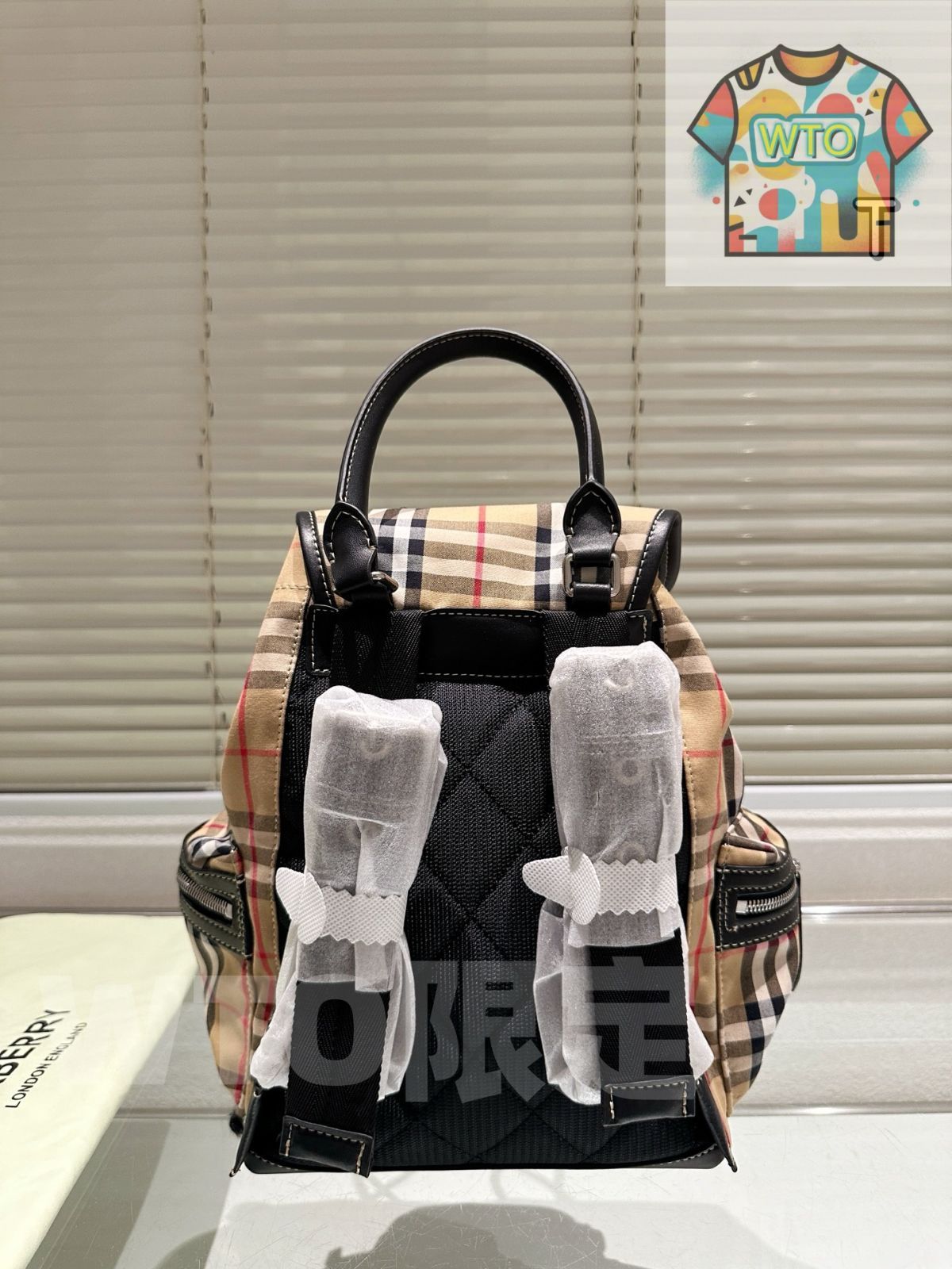 WTO通販 Burberry TB ダブルショルダーバッグ 22×30cm-WTO輸入-LHN10