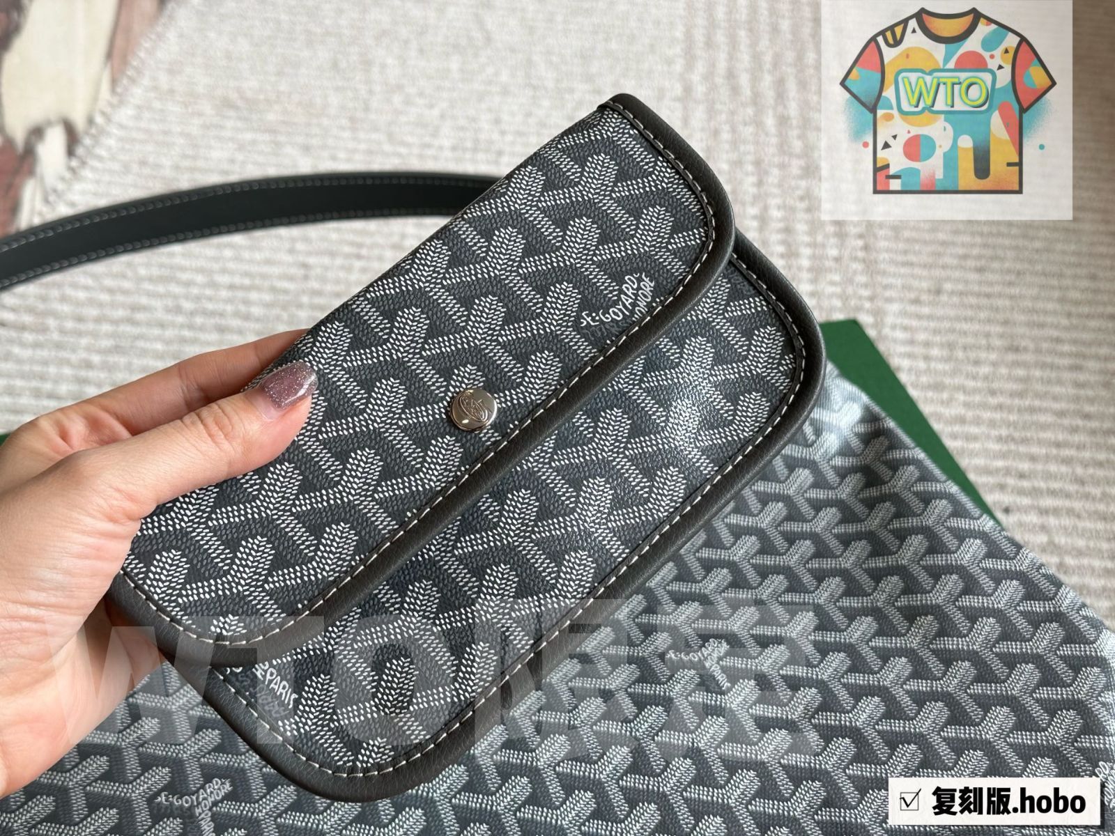 WTO通販 Goyard New Hobo Underarm Bag 45×28cm ゴヤード ミニホボ アンダーアームバッグ 45×28cm-WTO輸入-PPR78