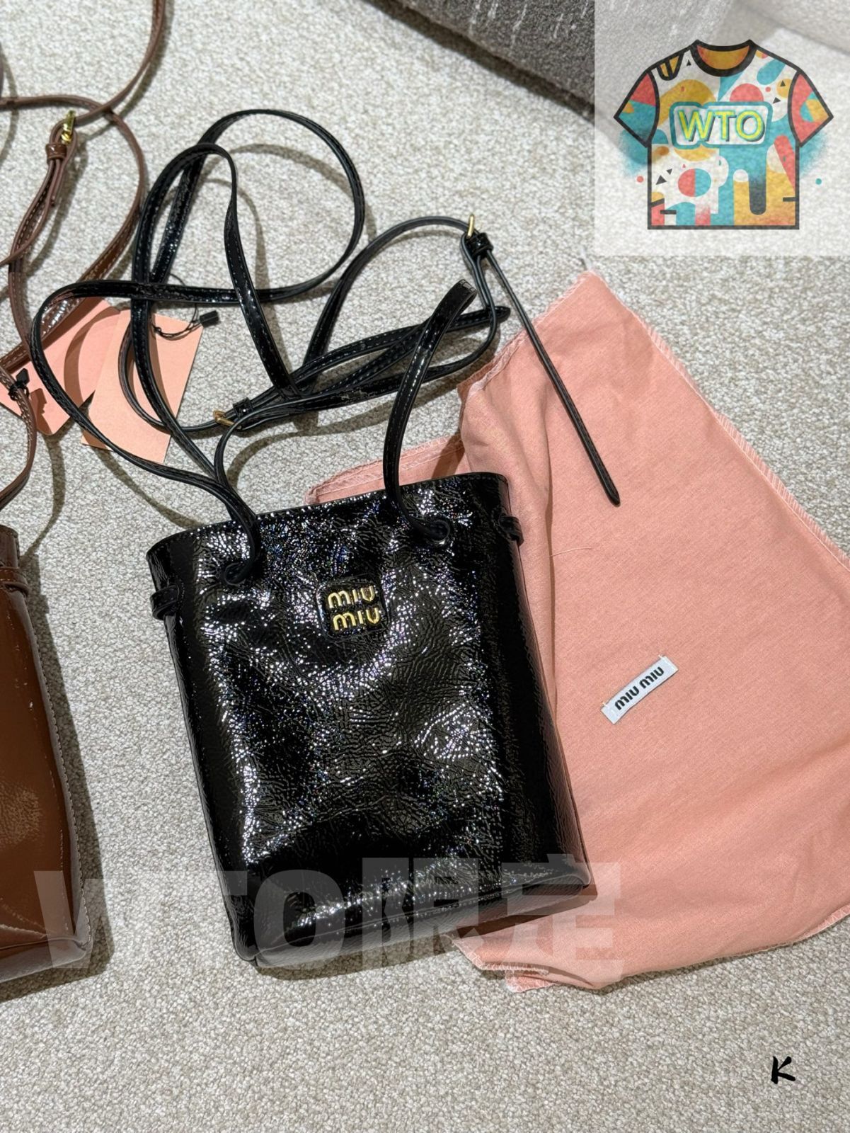 WTO通販 Miu Miu ミニトートバッグ 14×20cm ギフトボックス付-WTO輸入-EKH78