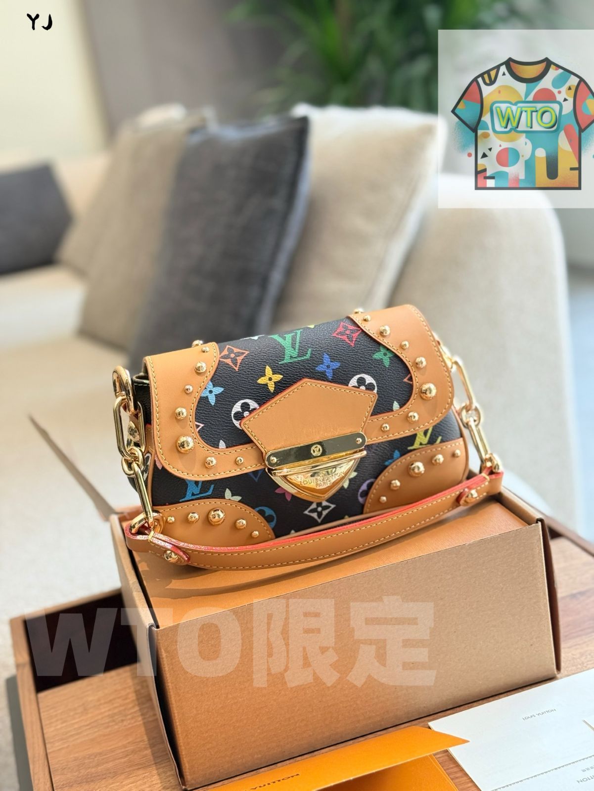 今日 Louis Vuitton ルイヴィトン ムラカミ アンダーアームバッグ シリーズ 価値が特徴