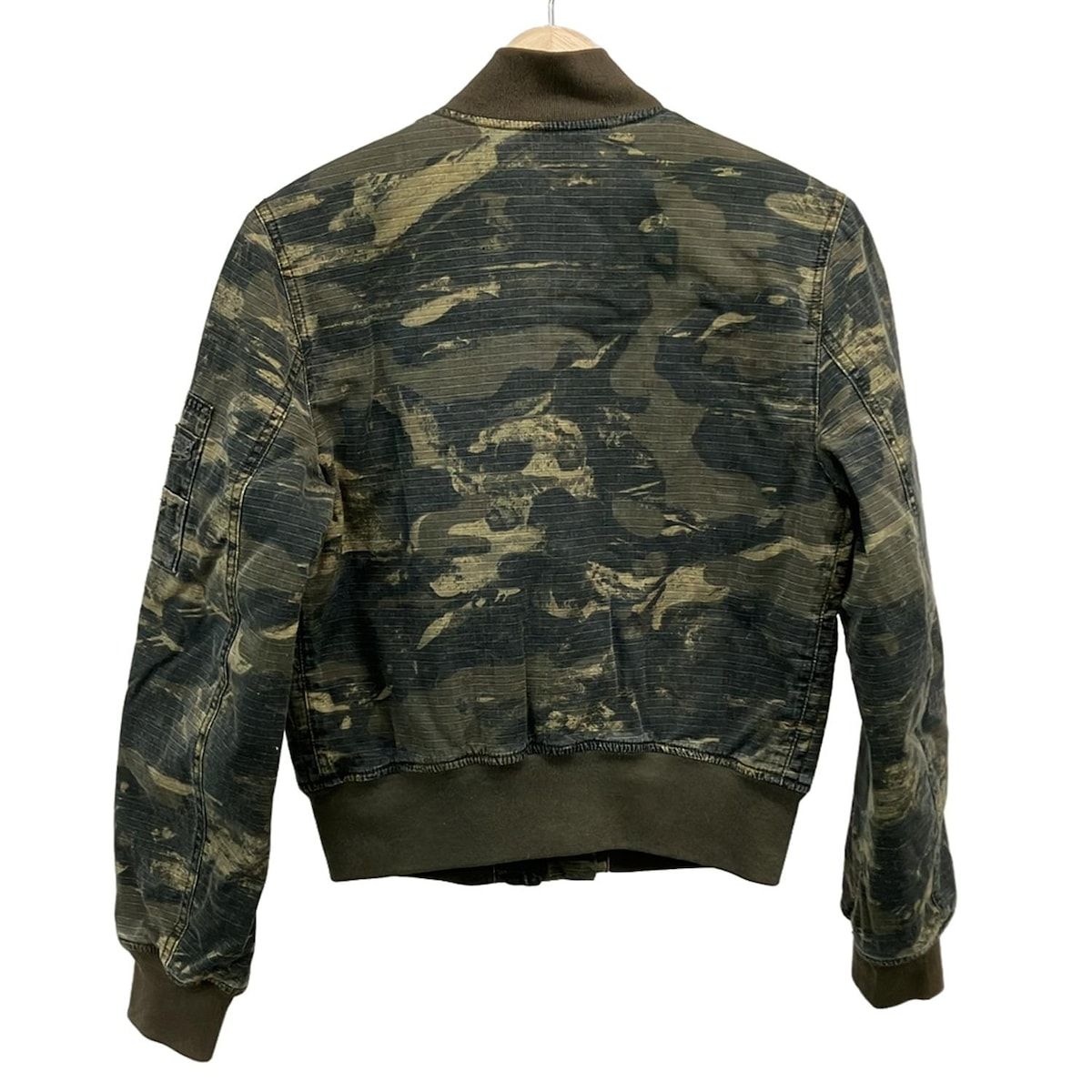 DIESEL(ディーゼル) ブルゾン サイズXS レディース美品 - カーキ