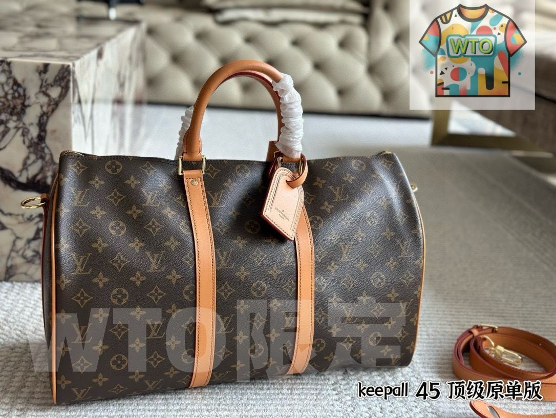 今日 Louis Vuitton ルイ ヴィトン キーポールトラベルバッグシリーズ レトロアート雰囲気搭載