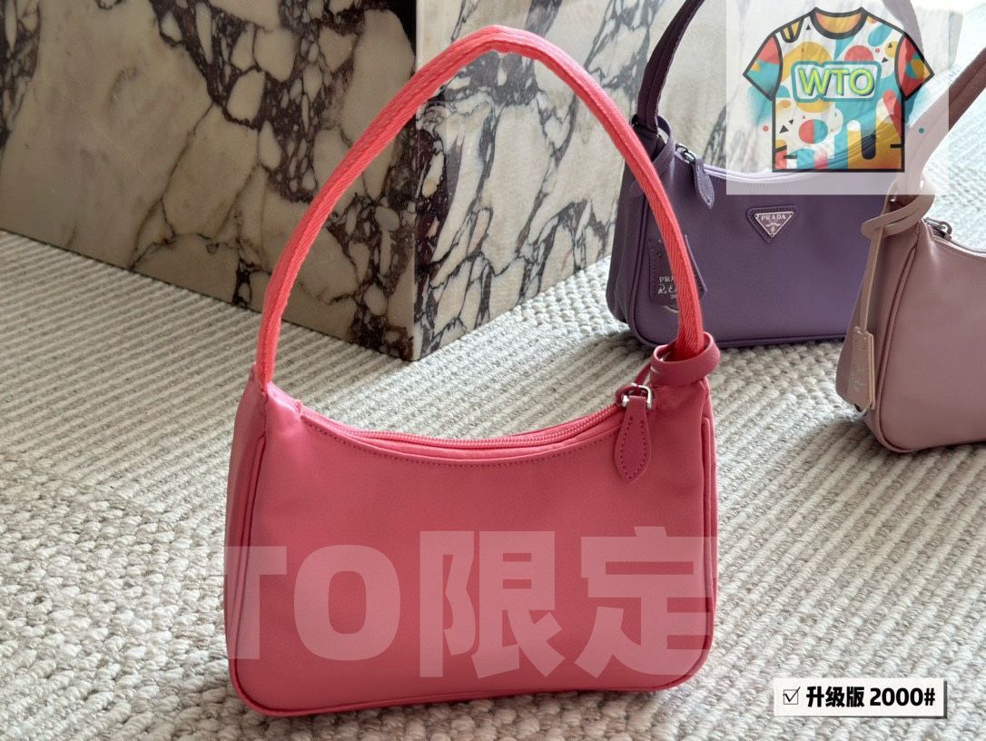  今日 Prada プラダ ホーボーナイロンアンダーアーバッグシリーズ 使いやすい設計搭載 ハンドバッグ バッグ