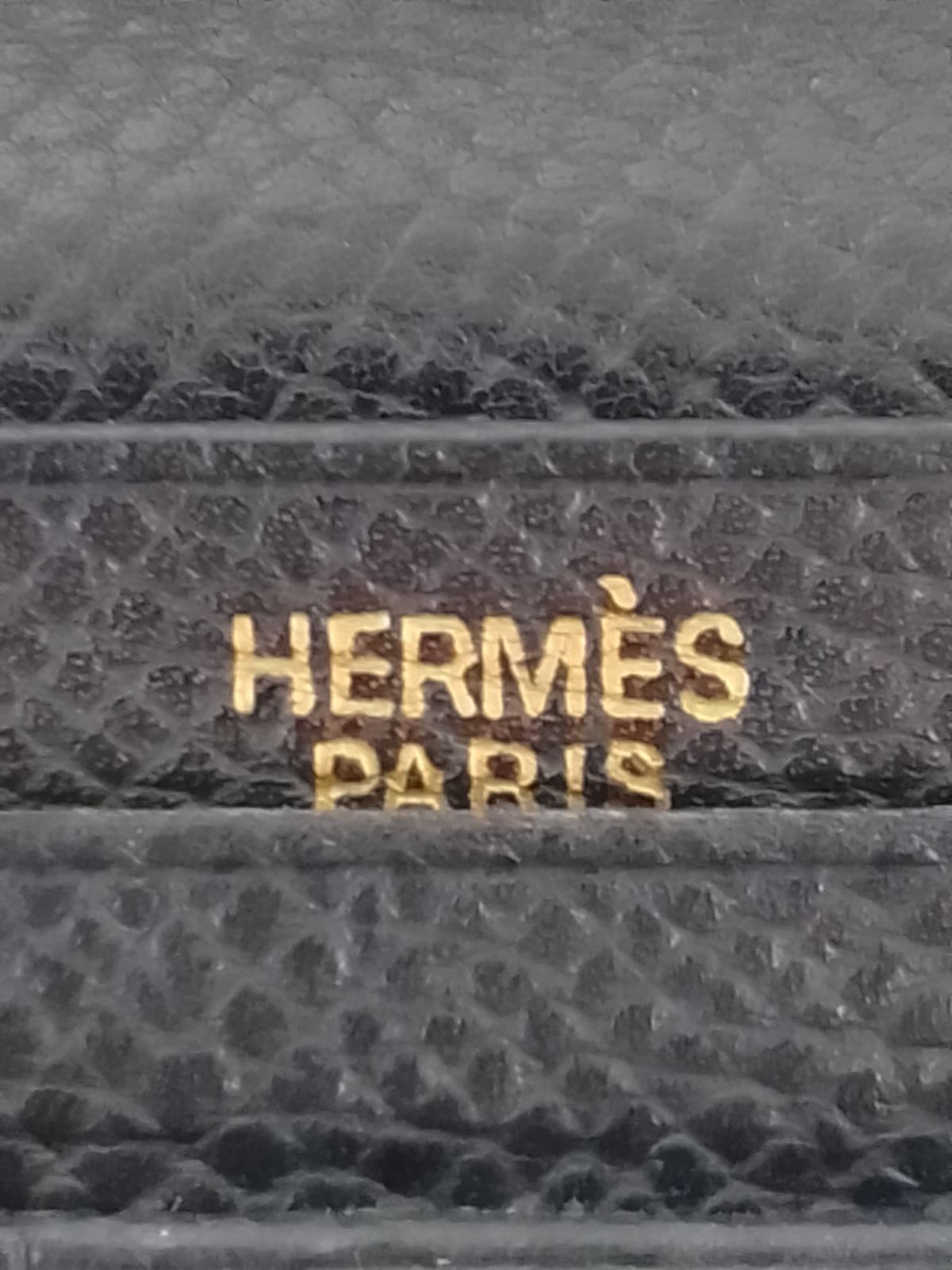 ANY15 エルメス ベアンクラシック 2つ折り長財布 ゴールド金具 HERMES