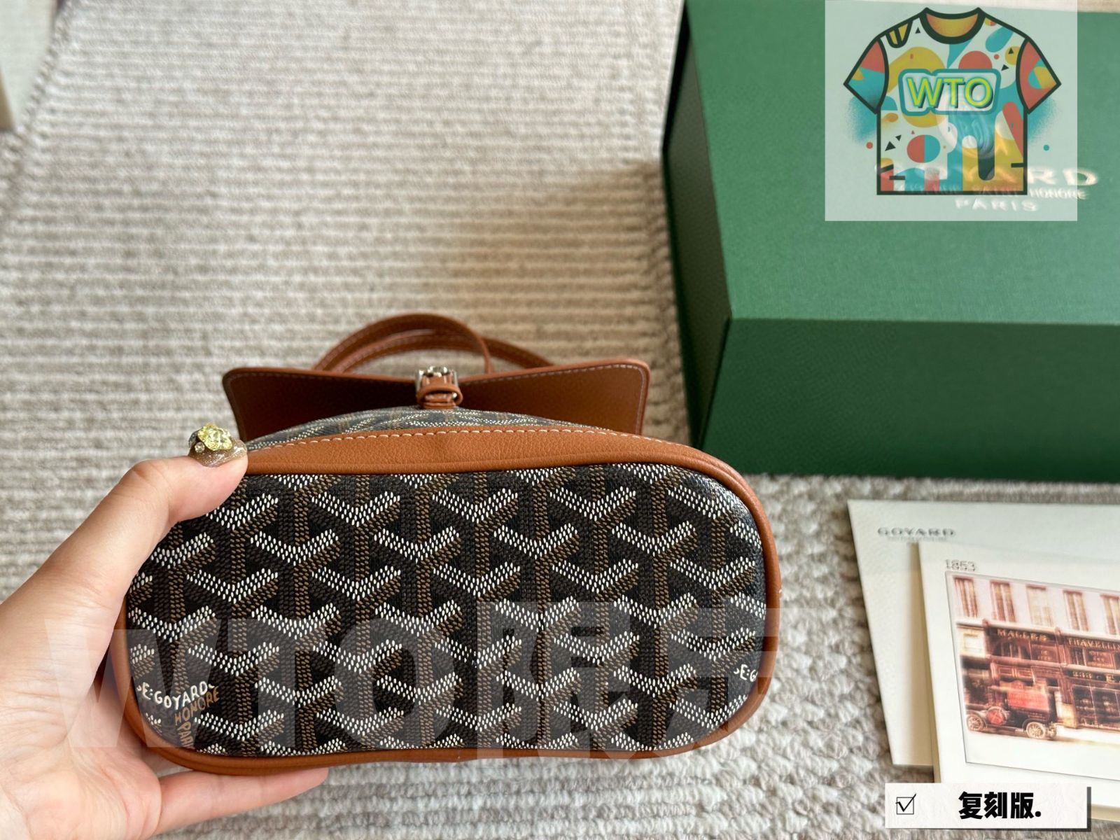 アルパンミニゴヤールリュックサックシリーズ 軽量で背負い方可変搭載