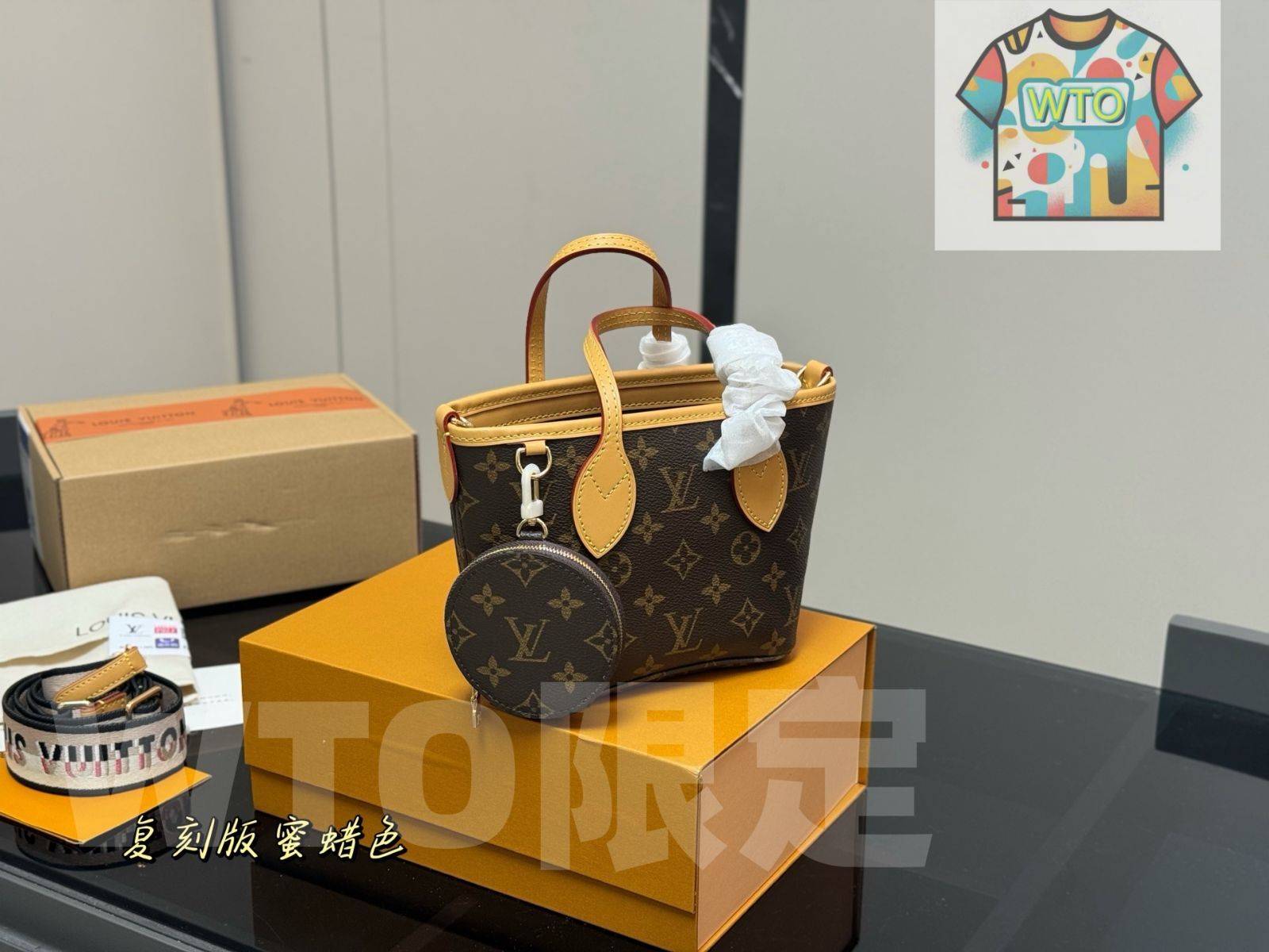 今日 Louis Vuitton ルイヴィトン ミニバスケットバッグ シリーズ 長ストラップとコインケース付きが特徴