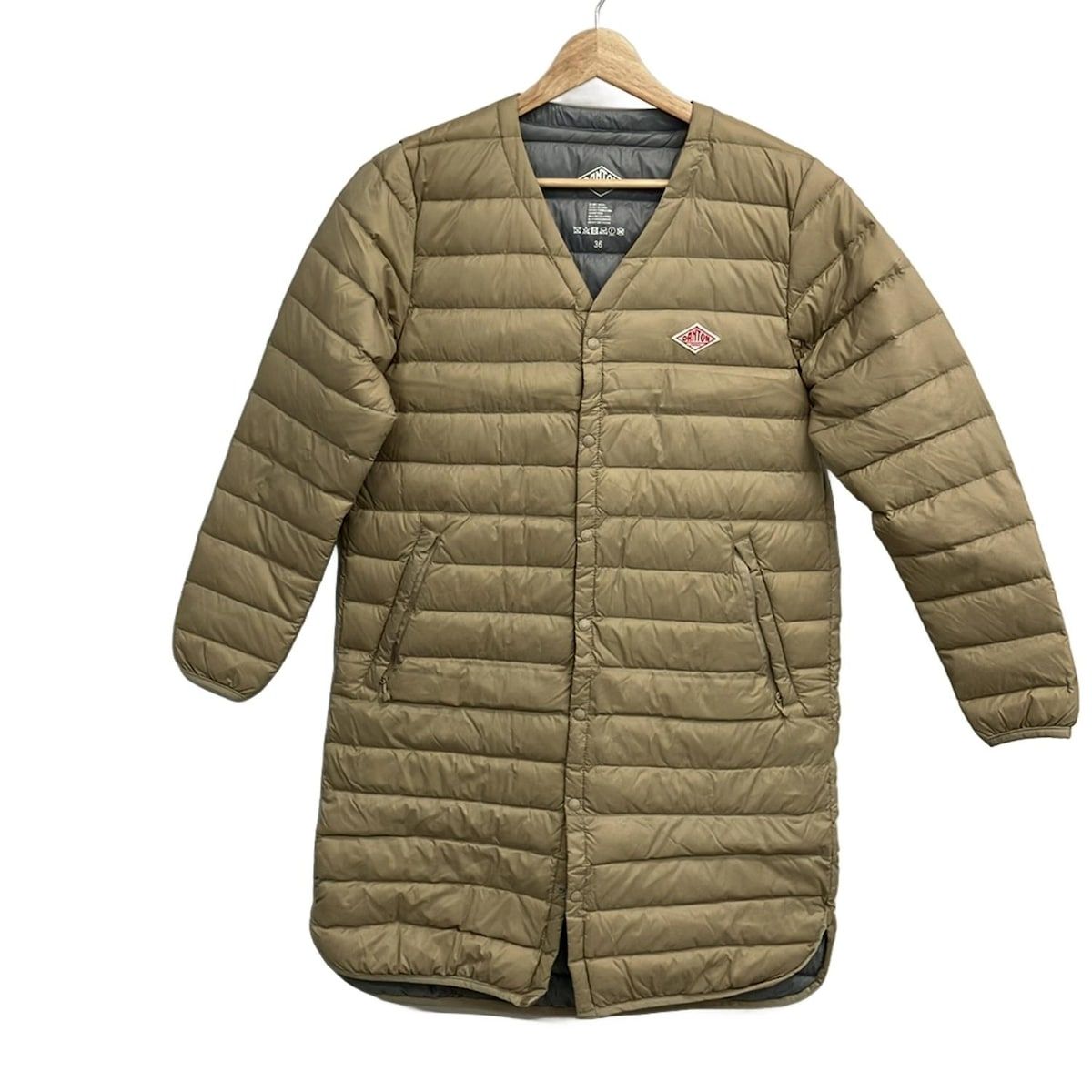 DANTON ダントン ダウンコート サイズ36 S レディース - ライトブラウン 長袖 冬