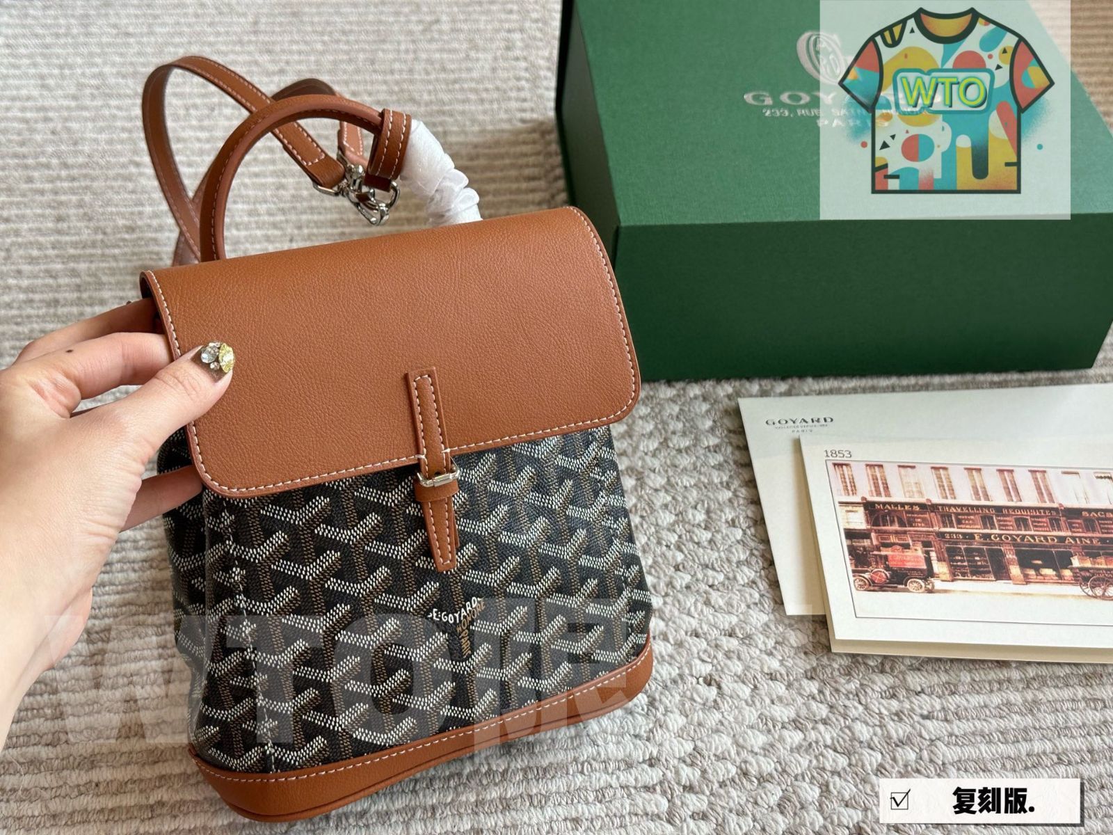 今日 Goyard ゴヤール アルパンミニゴヤールリュックサックシリーズ 軽量で背負い方可変搭載 GINKGOPHARMACY_COM