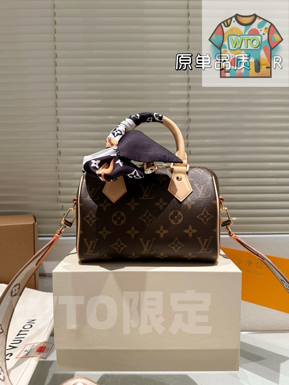 今日 Louis Vuitton ルイ ヴィトン スピーディーシリーズ 重厚な両面刺し繍肩紐を搭載した デザイン WTO輸入2