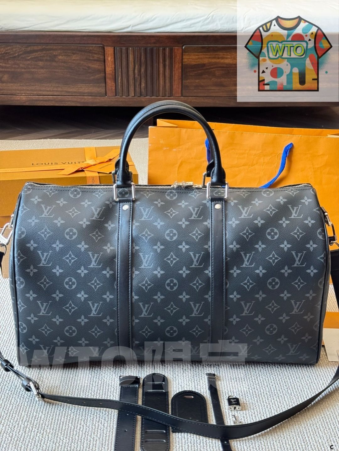 今日 Louis Vuitton ルイ ヴィトン キーポール50シリーズ 世界的に リミテッドデザイン旅行バッグ