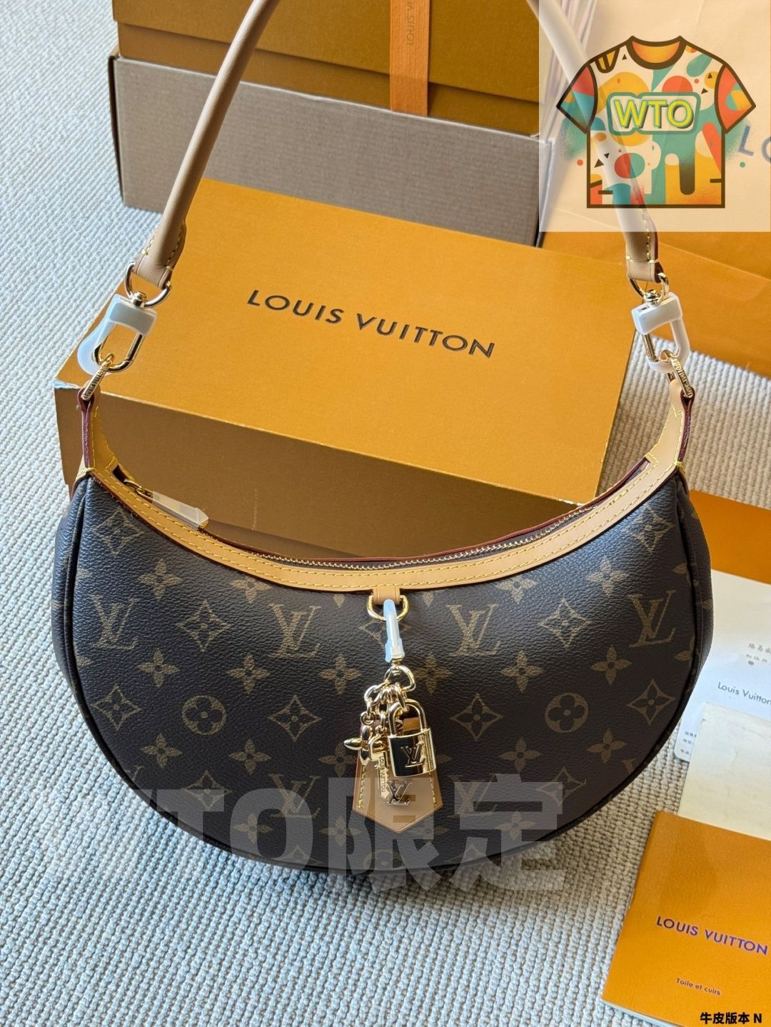 今日 Louis Vuitton ルイ ヴィトン ルーピングシリーズ 独特な曲線構造を持つ 雅デザイン