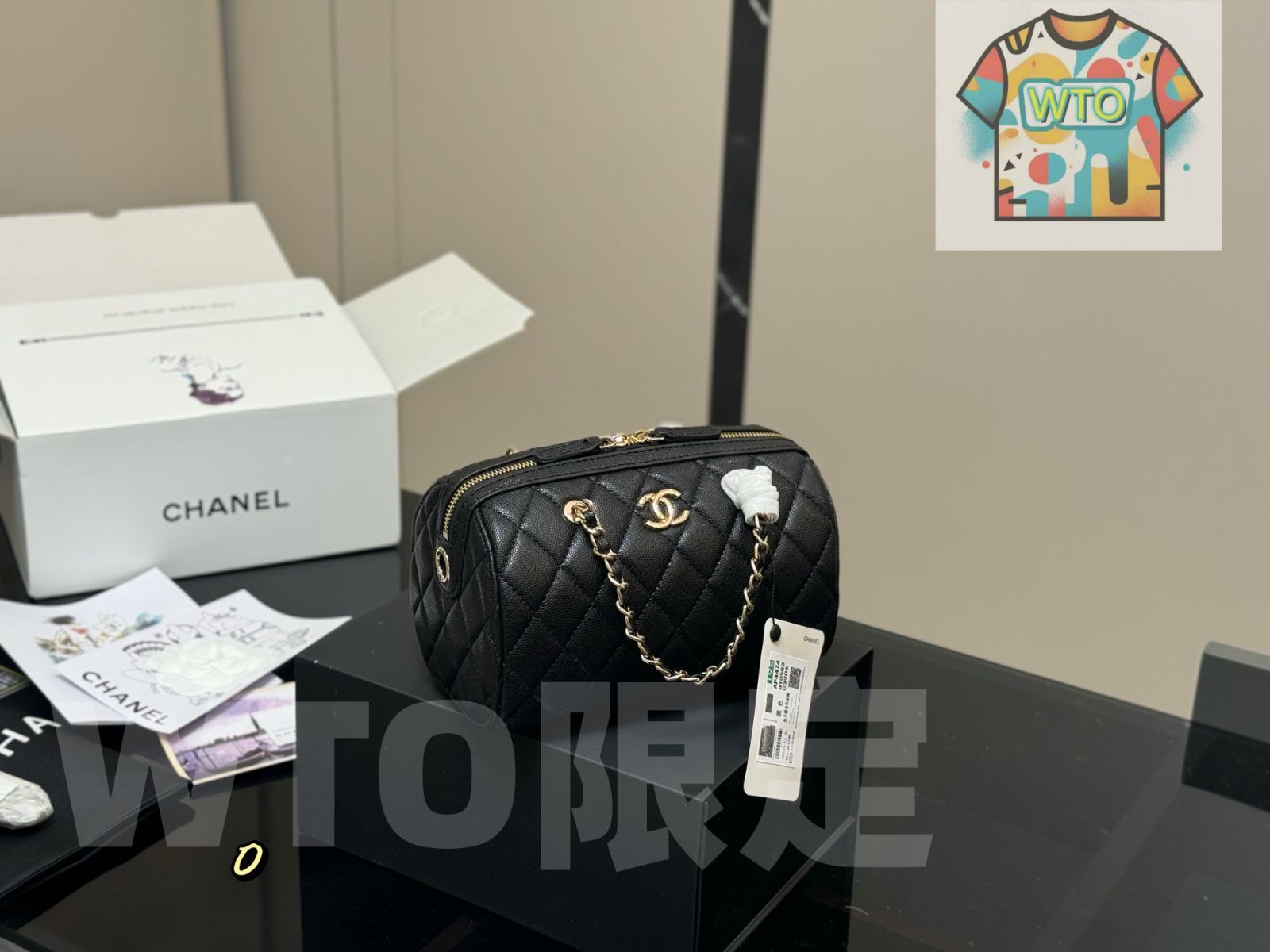 今日 Chanel シャネル 折りたたみ式ボックスと飛行機型ボックス付き ボウリングバッグシリーズ 時代を超越したデザイン