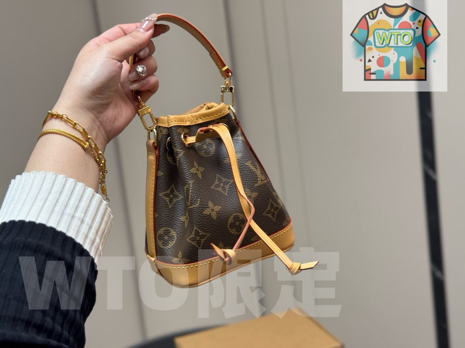 ナノバケットバッグシリーズ 人気老花デザイン