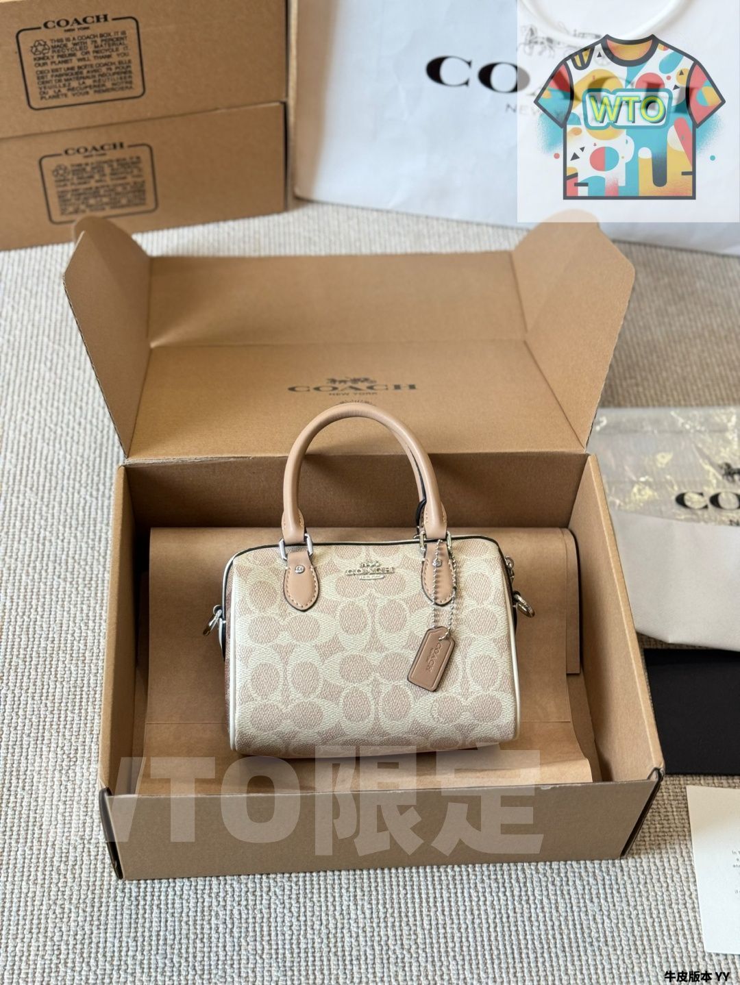  今日 Coach コーチ ミニローワンシリーズ YKK五金採用-WTO輸入2 ハンドバッグ バッグ