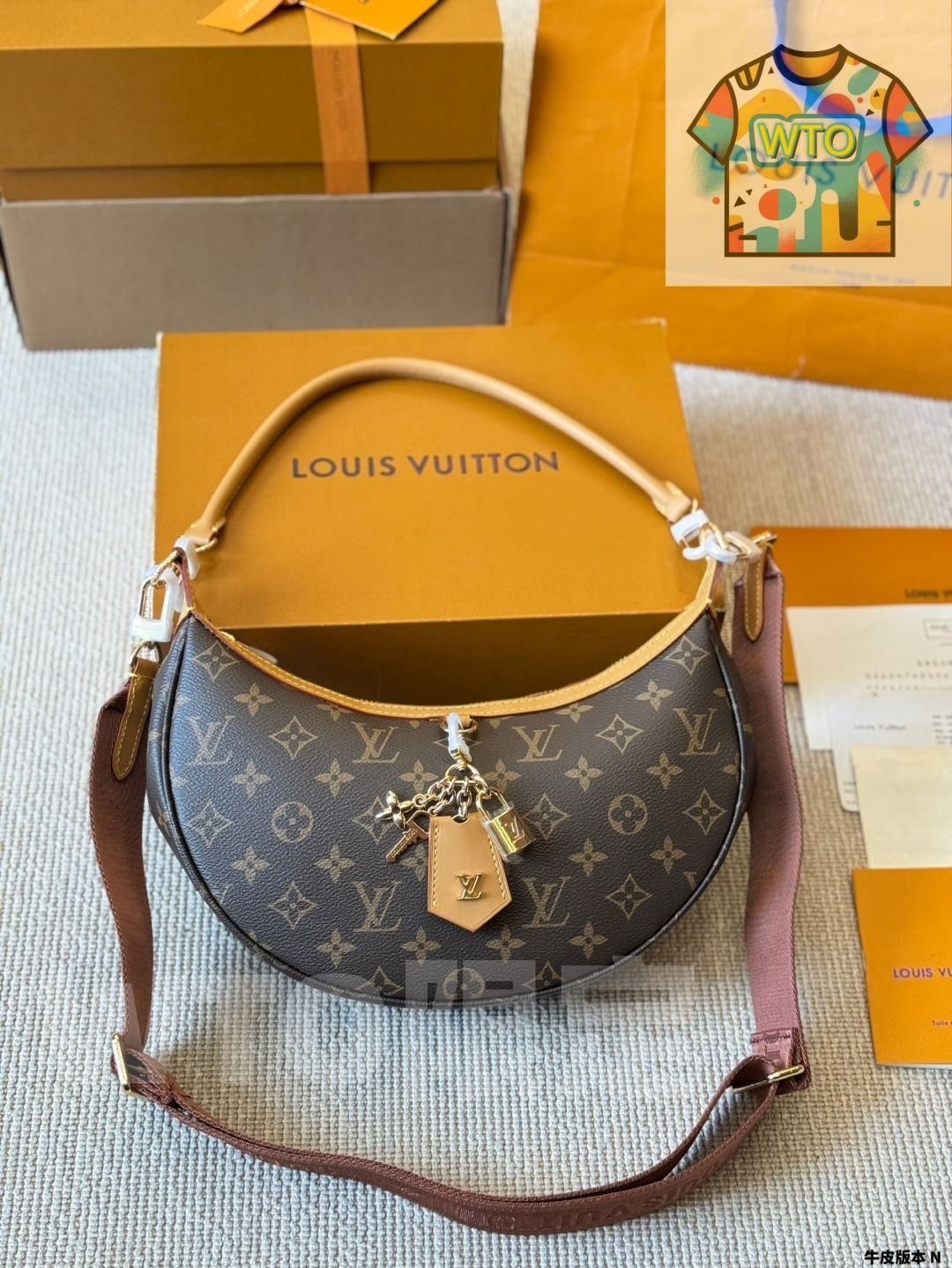 今日 Louis Vuitton ルイ ヴィトン ルーピングシリーズ 独特な曲線構造を持つ 雅デザイン