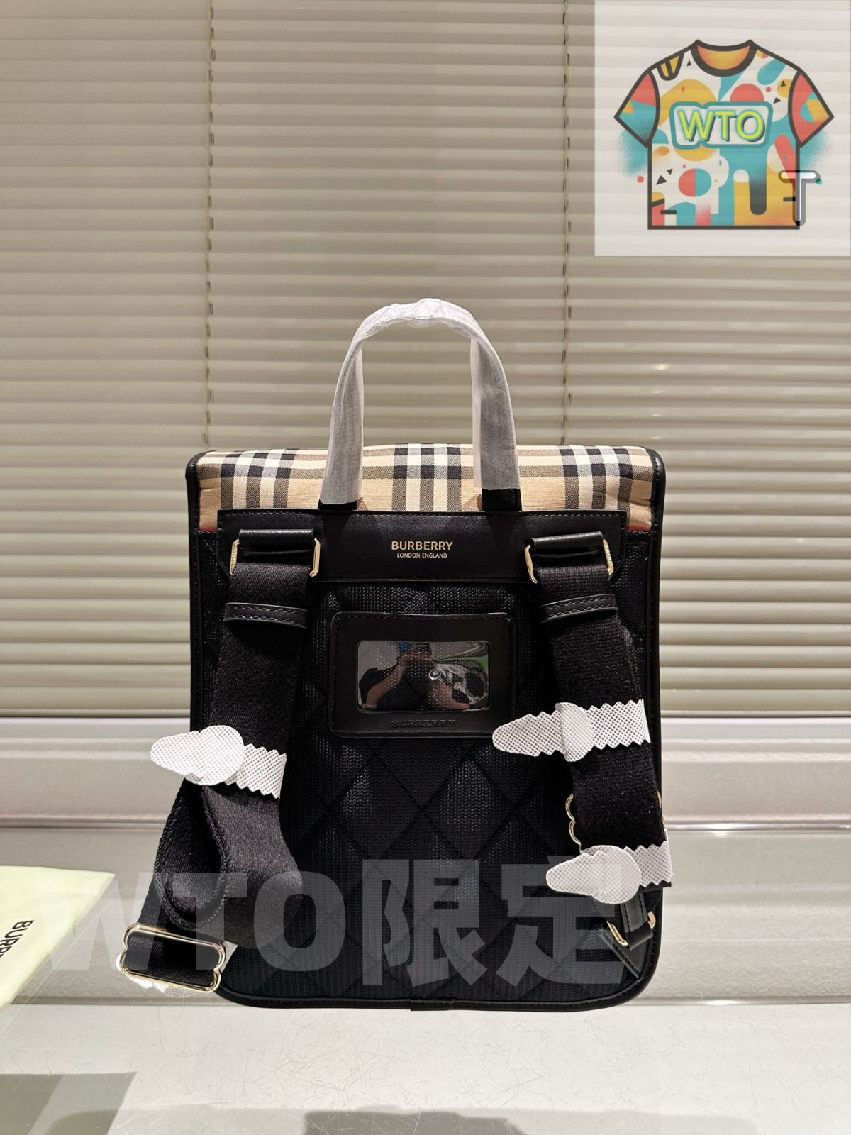 今日 Burberry バーバリー デュアルショルダーバッグシリーズ 大容量で高品質な男女兼用デザイン-WTO輸入2