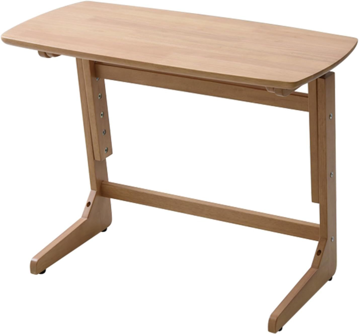 山善 YAMAZEN 昇降 テーブル 高さ3段階調整 頑丈 耐荷重20㎏ アジャスター付 幅75 奥行41 5 高さ55 60 65 cm 組立品 キウイ TZT 7542 KW テレワーク