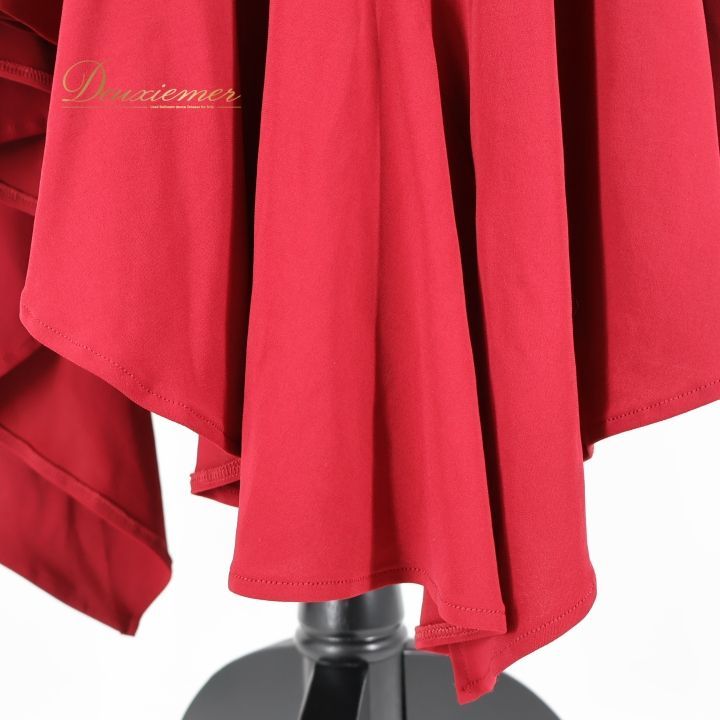 社交ダンス 衣装 スカート チャコット Chacott レッド系 無地 レッスン