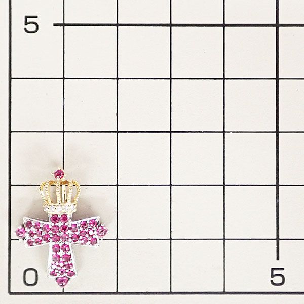 笠原真寿美/レ・エッセンシャル ルビー ペンダントトップ ダイヤモンド