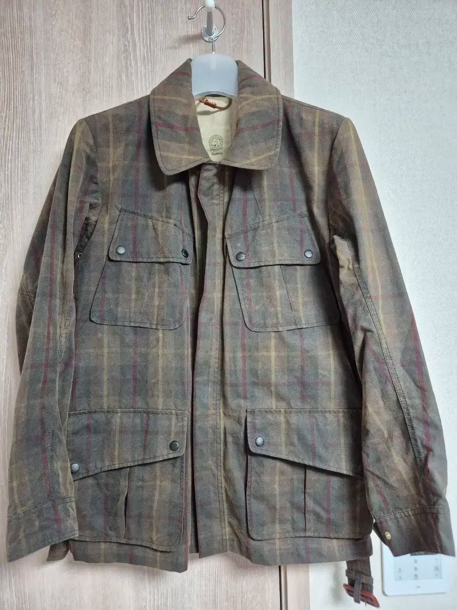 バストング 005 MULTI チェック ラージ L ワック ジャケット