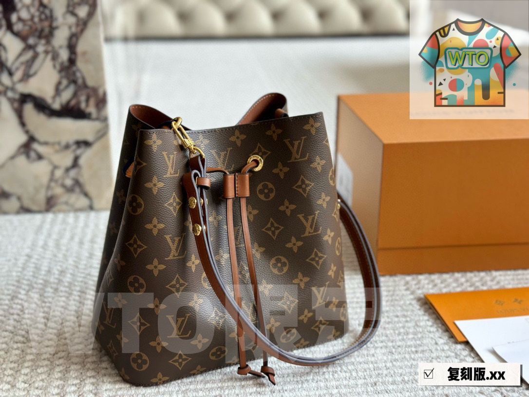 今日 Louis Vuitton ルイ ヴィトン ノエシリーズ 柔らかな質感と斜背 ショルダー背が快適なデザイン-WTO輸入2