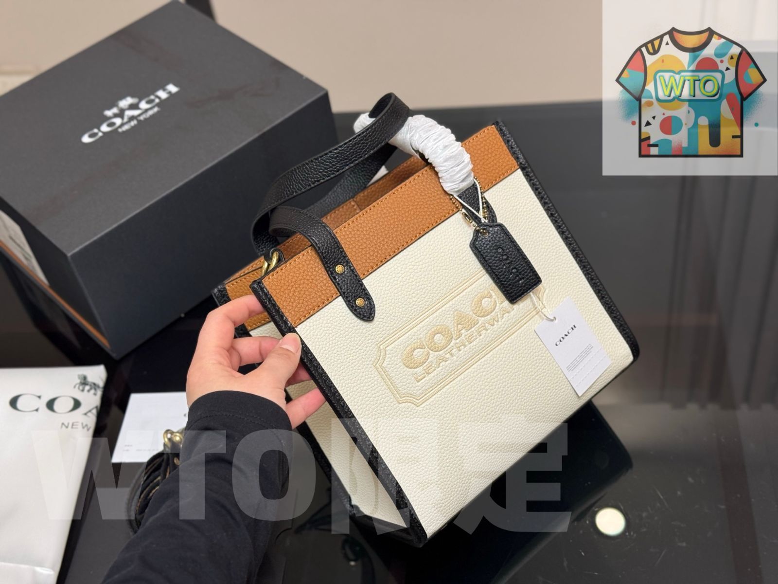 今日 Coach コーチ フィールドトートバッグ シリーズ 感溢れる大容量で耐用性に優れたデザイン-WTO輸入2