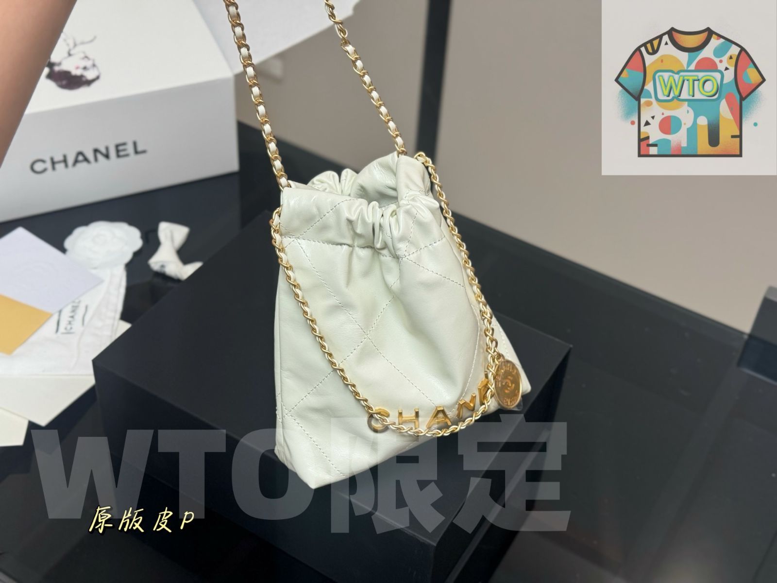 今日 Chanel シャネル 22ミニバッグ シリーズ 小牛皮素材の柔らかさと軽量性が特徴-WTO輸入2