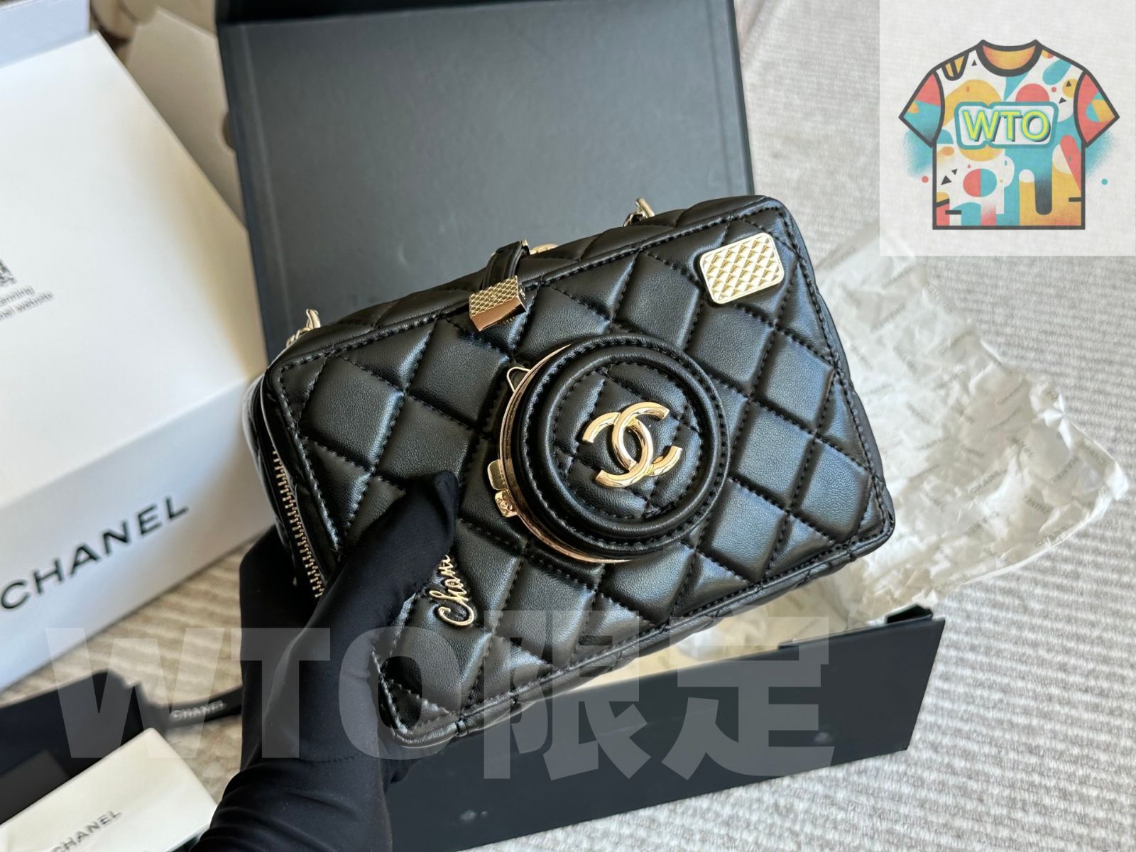 今日 Chanel シャネル スプリングサマーシリーズ クラシックな菱格模様と双Cロゴデザイン-WTO輸入2