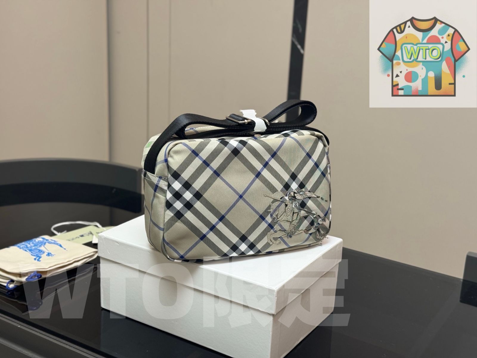 今日 Burberry バーバリー ニューカメラバッグ シリーズ 最新素材の格柄が特徴的なファッショナブルデザイン-WTO輸入2