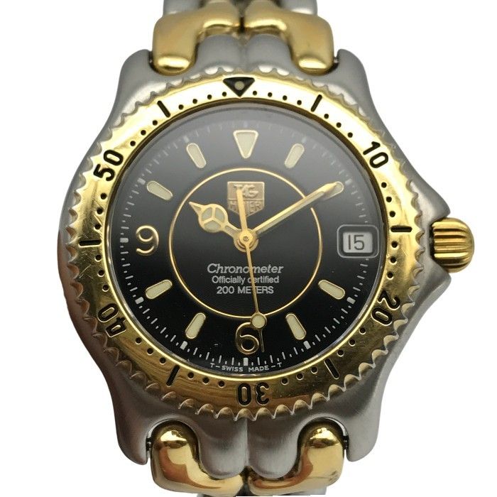 TAG HEUER タグホイヤー セル クロノメーター 腕時計 ユニセックス 自動巻き シルバー ゴールド WG5222-P0 T1