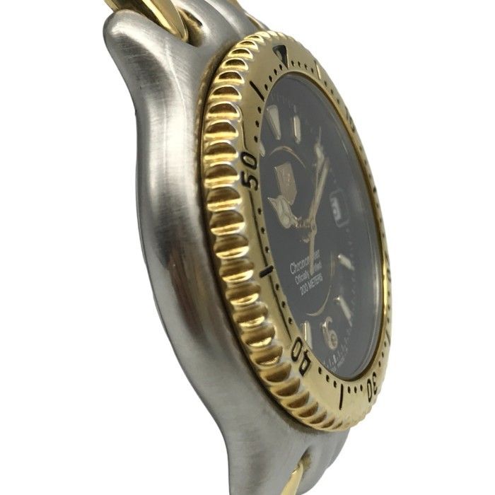 幸運 TAG HEUER タグホイヤー セル クロノメーター 腕時計 ユニセックス 自動巻き シルバー ゴールド WG5222-P0 T1 今なら全品配達料金無料！