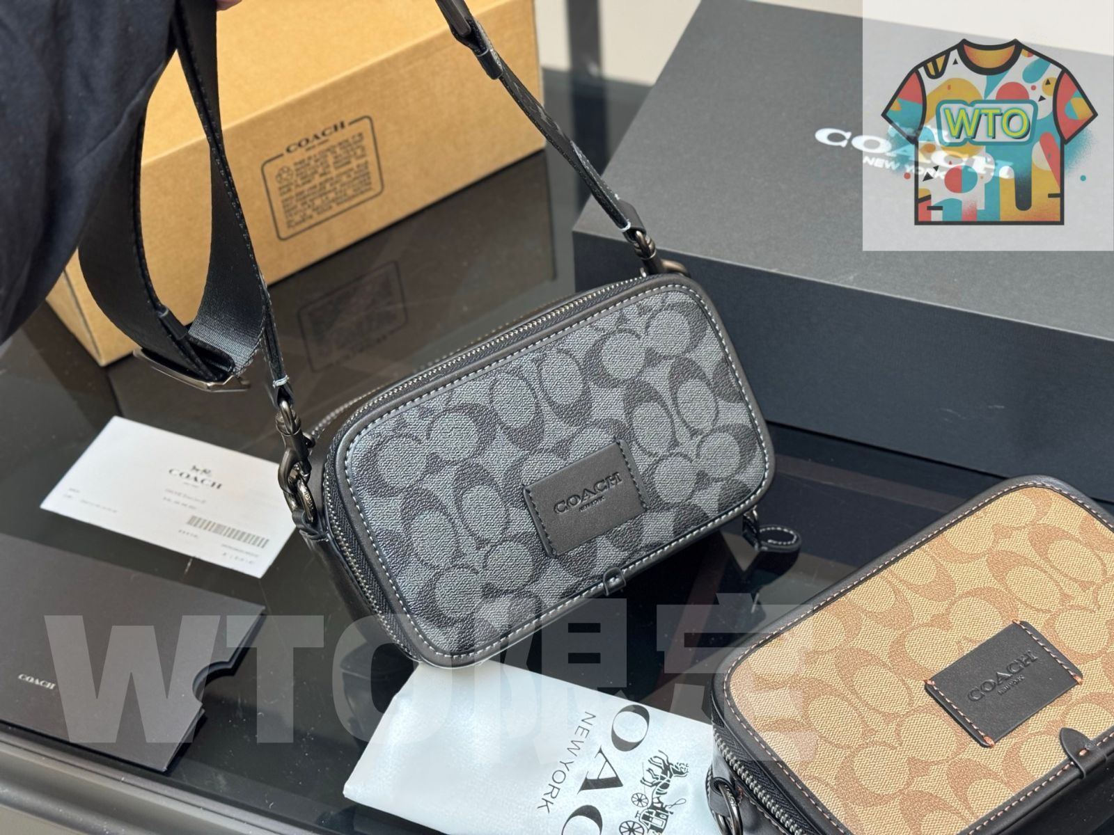  今日 Coach コーチ ベッククロスボディ シリーズ 中幅織物ストラップで快適性に優れたデザイン-WTO輸入2 ハンドバッグ バッグ