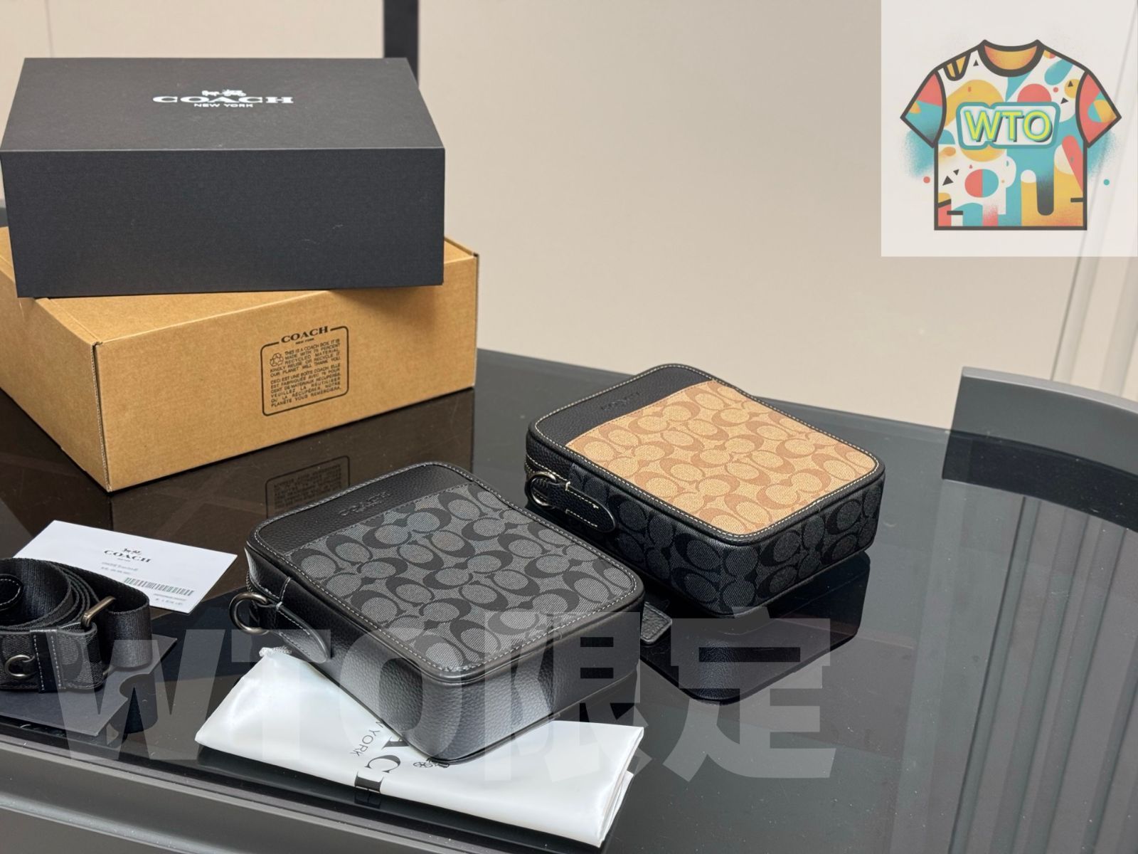 今日 Coach コーチ サリバン シリーズ クラシックロゴ配色で携帯性に優れたデザイン-WTO輸入2