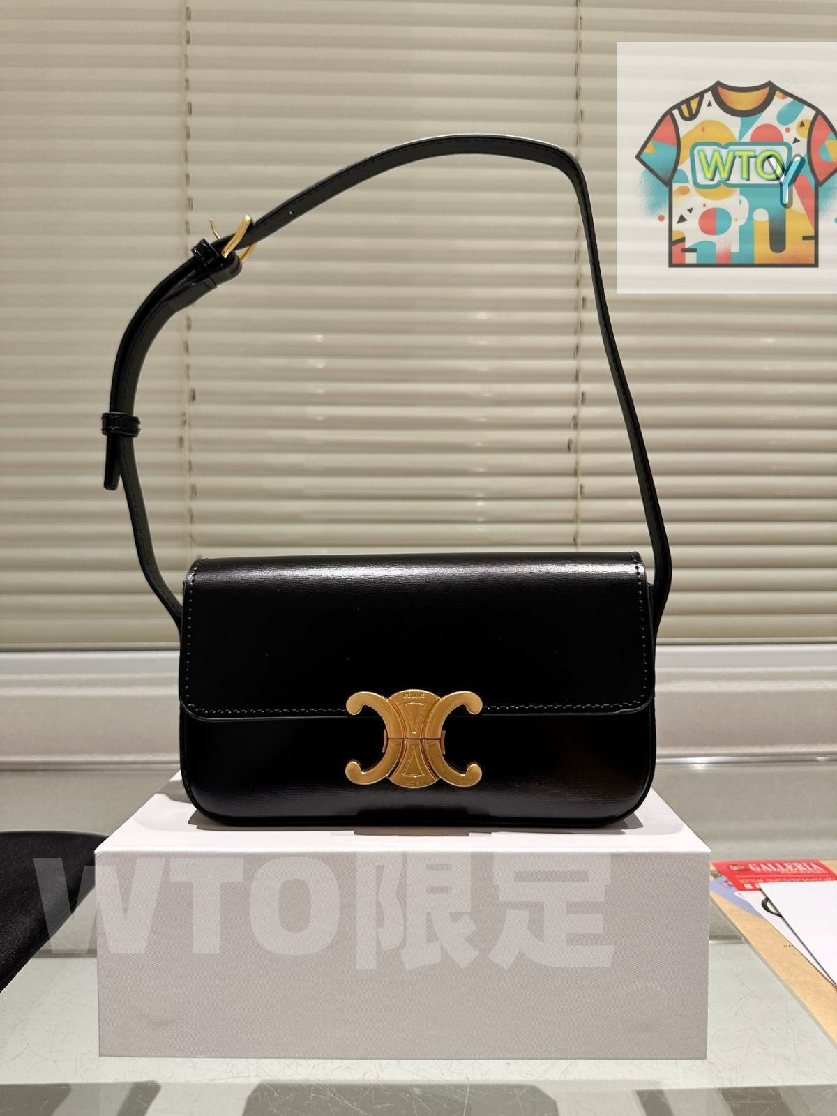  今日 Celine セリーヌ トリオンフェシリーズ レトロ感あふれる長方形廓形デザイン-WTO輸入2 ハンドバッグ バッグ