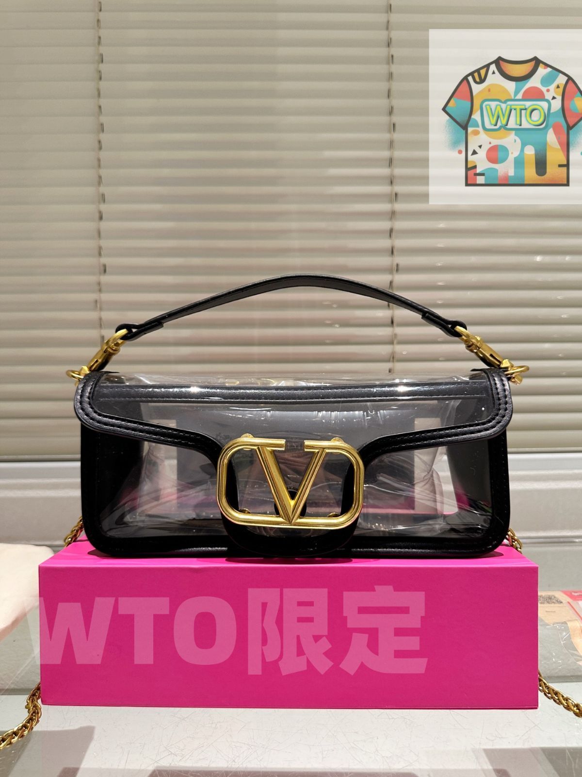 今日 Valentino ヴァレンティーノ クラシックトランスペアレントバッグ シリーズ 可愛らしい仙女風が特徴-WTO輸入2