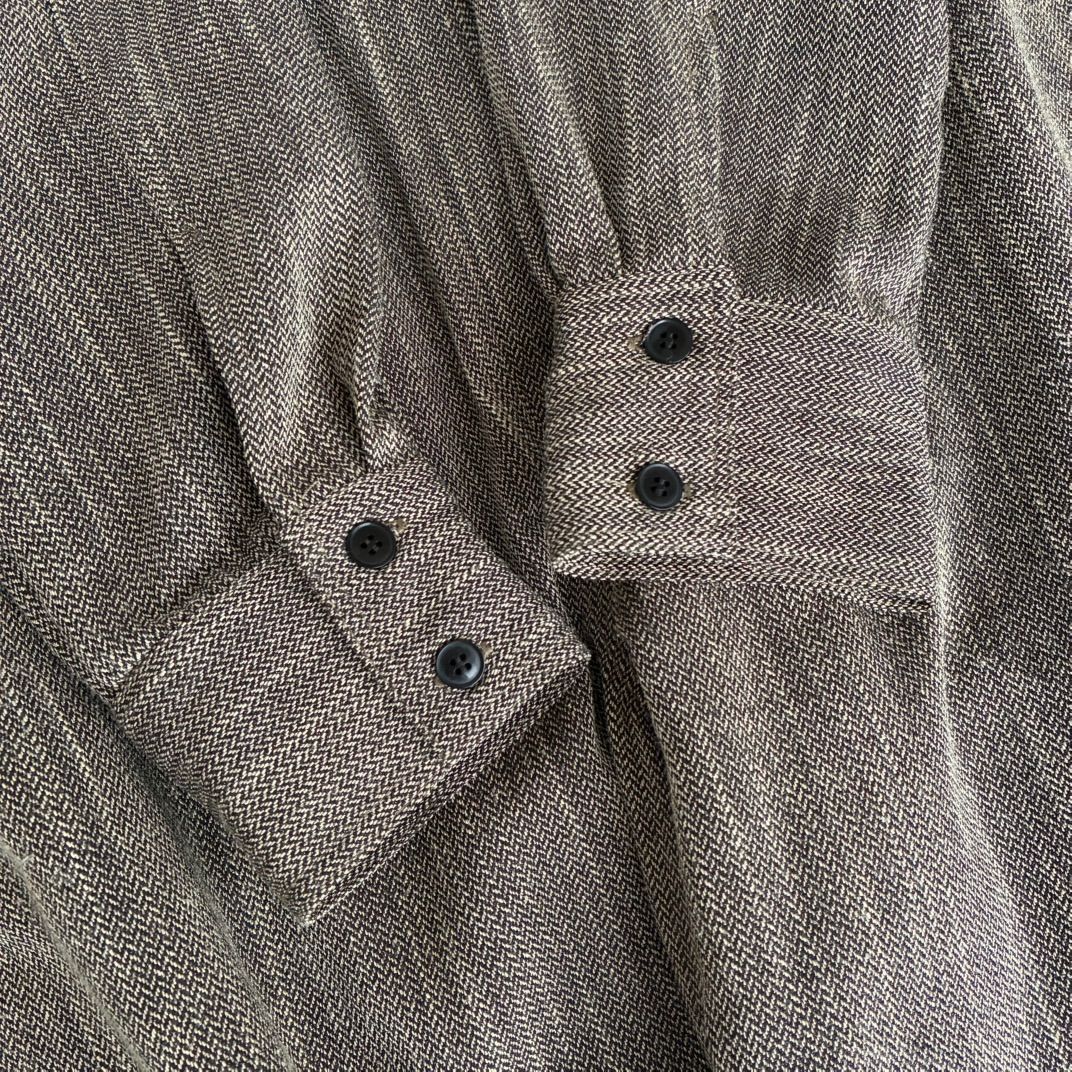 TODAYFUL トゥデイフル / Herringbone Shirts Combinaison