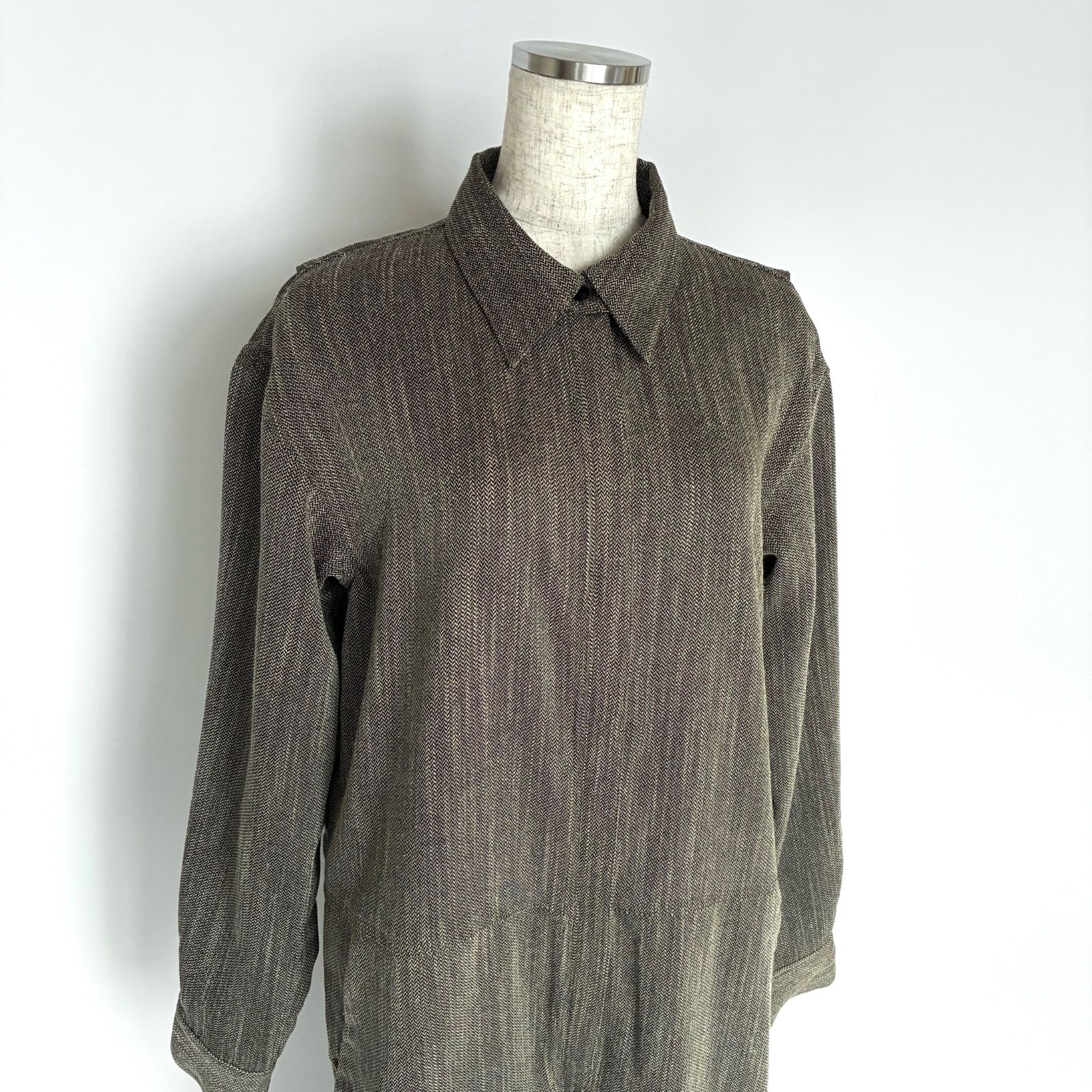 TODAYFUL トゥデイフル / Herringbone Shirts Combinaison