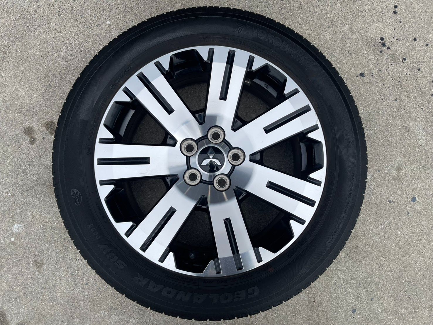  ㉑ お げ 新型デリカメッキ ホイール な 18インチ タイヤ ホイールセット