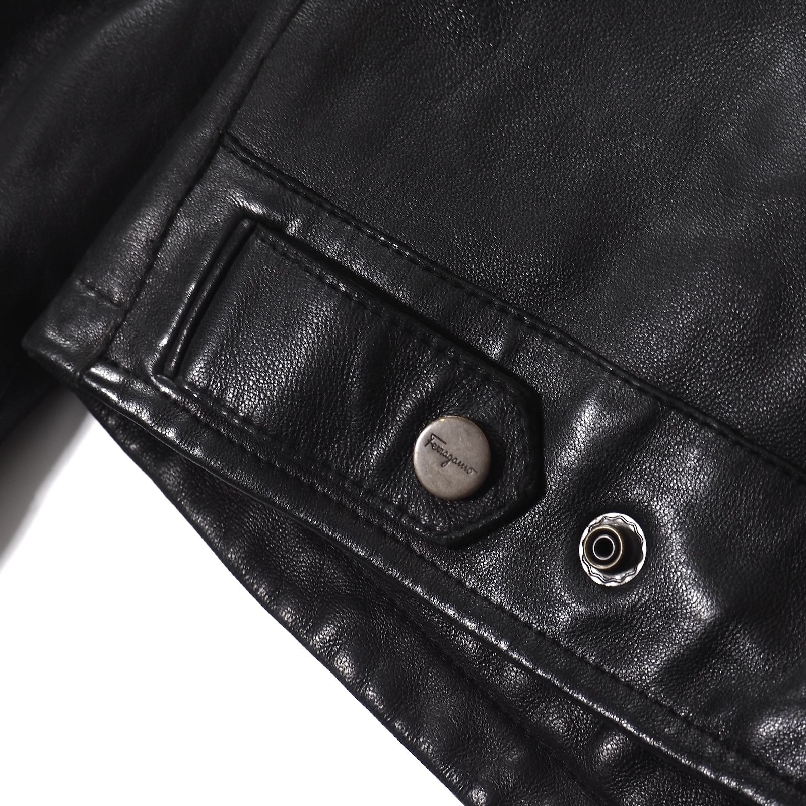 極美品✨サルヴァトーレフェラガモ カシミヤ ジップアップ ジャケット ブルゾン 美品 サルヴァトーレフェラガモ Salvatore Ferragamo イタリア製 襟