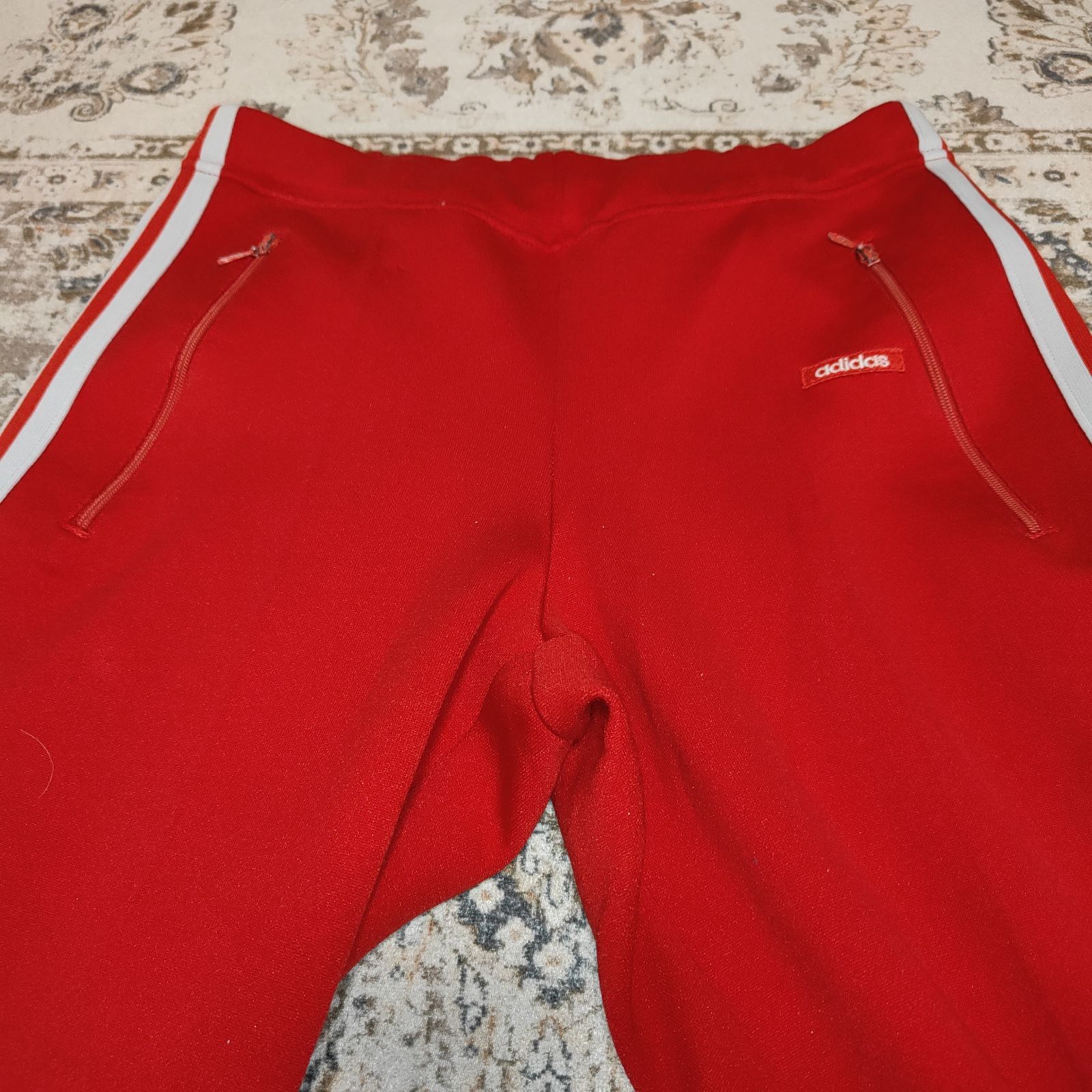 アディダス ADIDAS ATS-44F ジャージ トラックパンツ 1 サイズ 赤