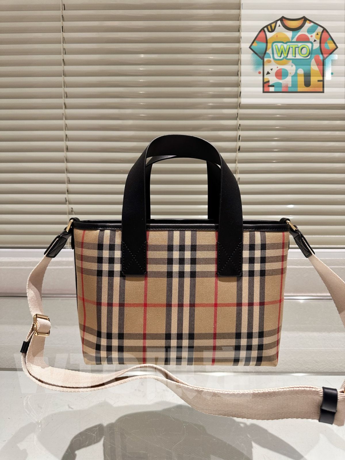 WTO通販 Burberry Classic Tote Bag バーバリー クラシック トートバッグ-WTO輸入-EDU76