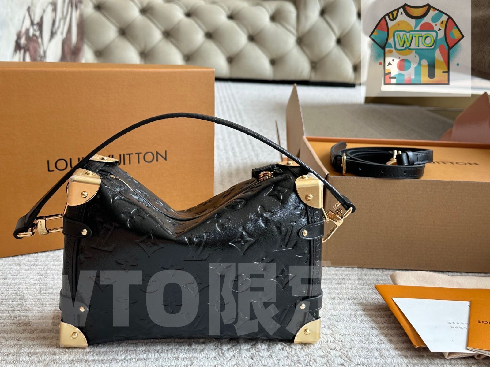  WTO通販 LV Trunk ルイ ヴィトン トランク ソフト ボックス-WTO輸入-GJS 55 ショルダーバッグ ショルダーバッグ