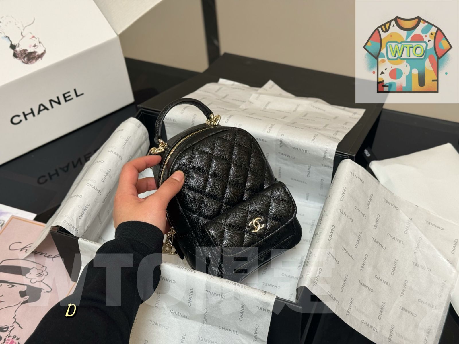 WTO通販 Chanel 24C Backpack シャネル 24C バックパック-WTO輸入-RMO43