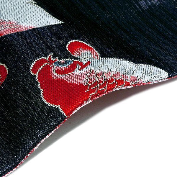  浴衣帯 半幅帯 小袋帯 細帯 リバーシブル ポリエステル 仕立て上がり 金魚 黒 ブラック 粋 シック レトロ 女性 レディース 10代〜50代 60代 着物 浴衣 han-r 3-sei 4 半巾 半幅 小袋帯 帯