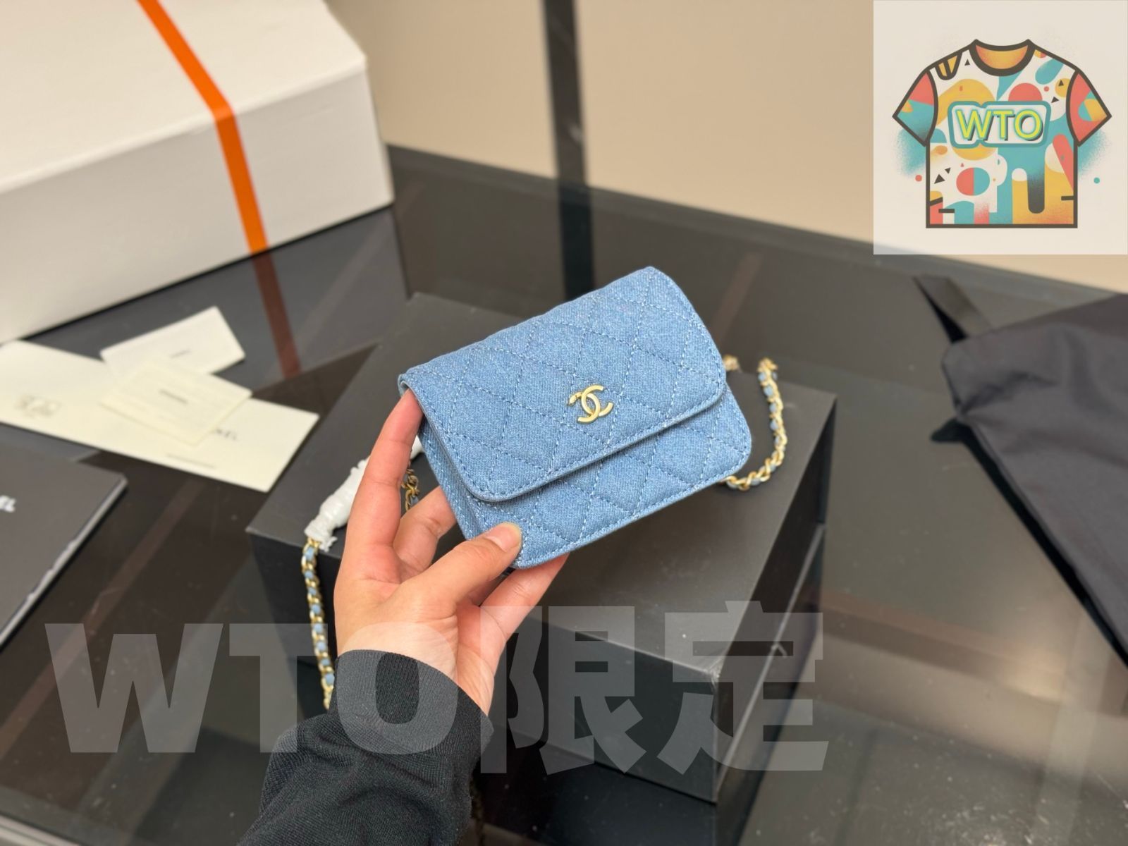 WTO通販 Chanel Mini Denim WOC シャネル ミニ デニム ウォック-WTO輸入-EKZ98