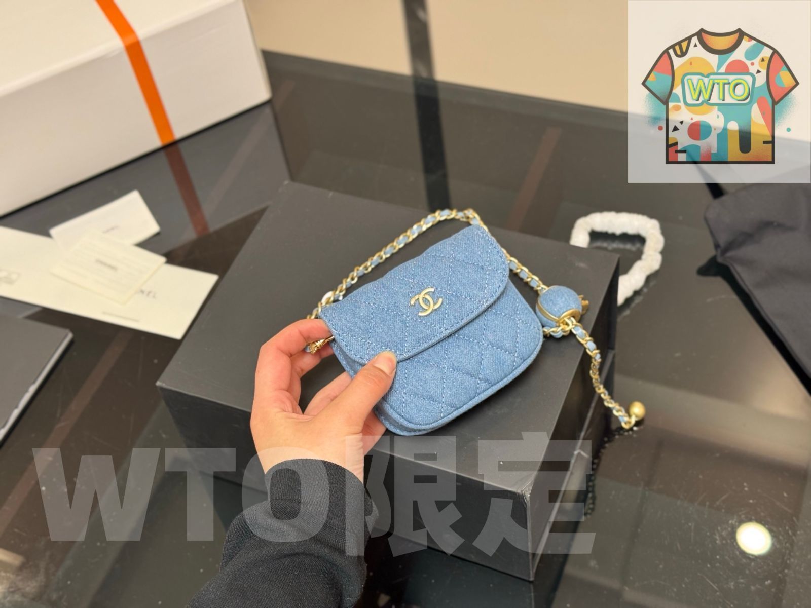 今日 Chanel Mini Denim WOC シャネル ミニ デニム ウォック