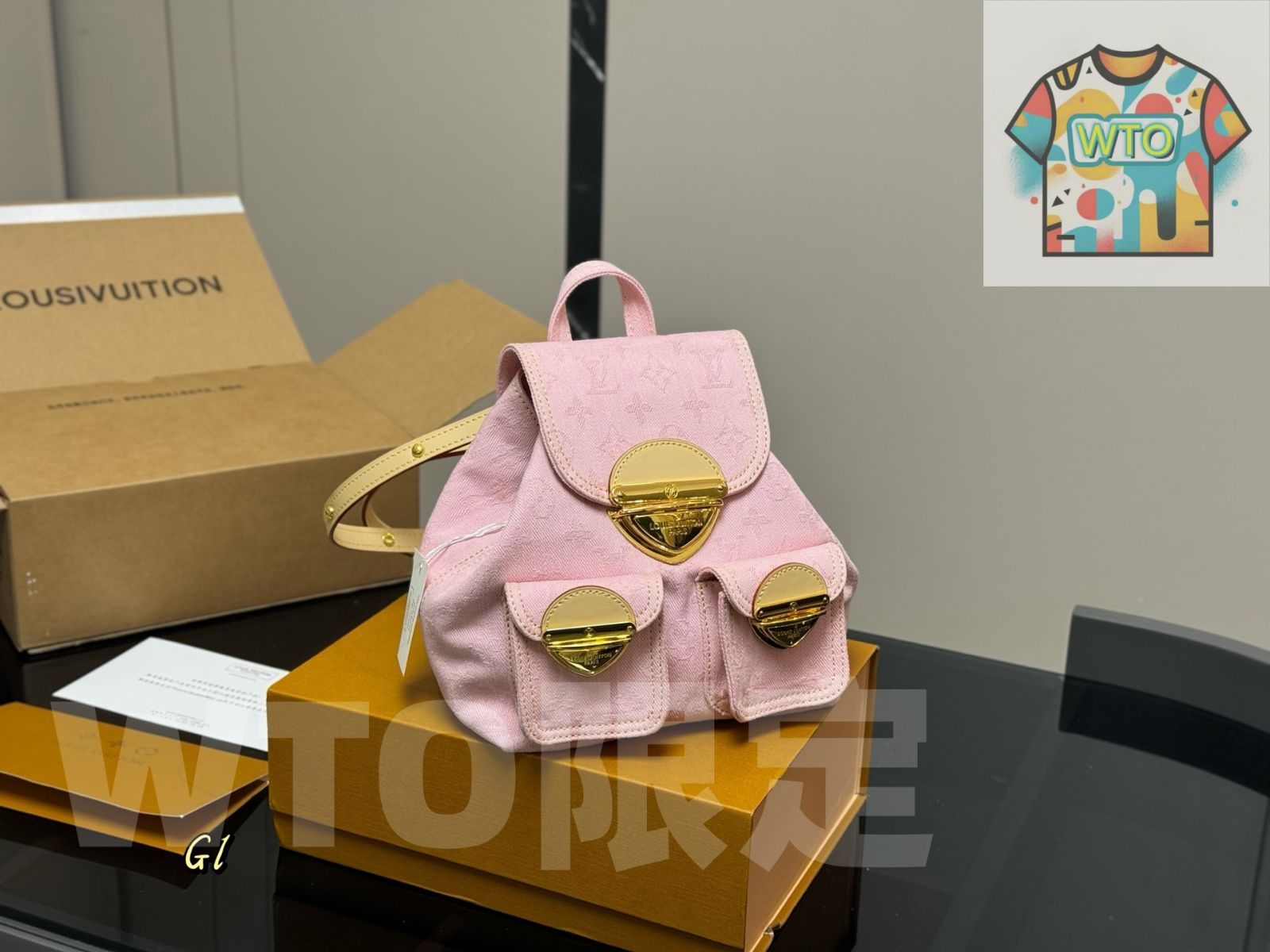 WTO通販 LV Denim Backpack ルイ ヴィトン デニム バックパック-WTO輸入-IVS 75